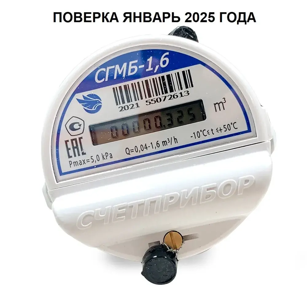 Счетприбор Счетчик газа Струйный, G1.6