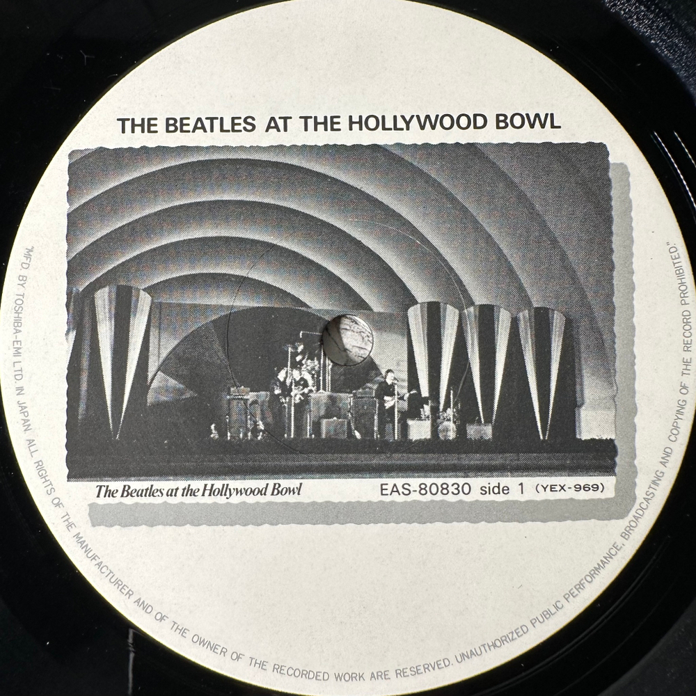The Beatles ‎– The Beatles At The Hollywood Bowl (Япония 1977г.)