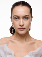 Серьги "Royal posh pink" Gold