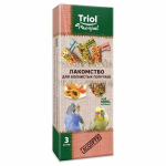 Лакомство для волнистых попугаев "Ассорти" (уп.3шт.), 80г, Triol Original