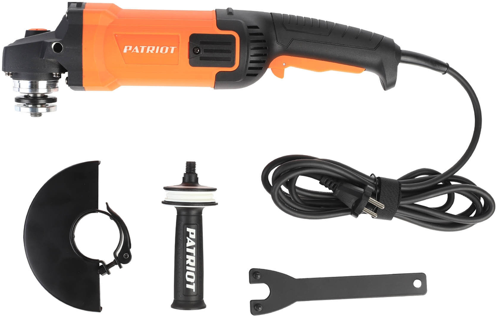 Машина углошлифовальная (УШМ) PATRIOT AG 150, диск 150мм, 1700Вт, 11000 об/мин (110301155)