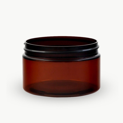 Комплект: Банка ПЭТ 250 мл (89) коричневая с отсекателем и белой крышкой