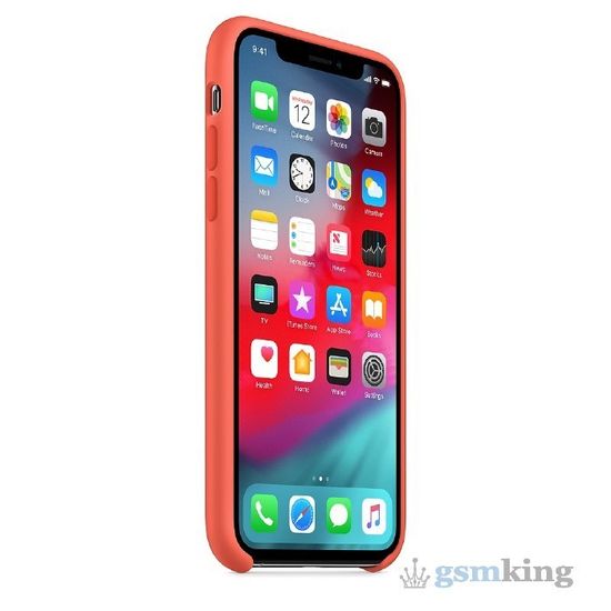 Silicone Case iPhone XS Max Nectarine «Спелый нектарин»