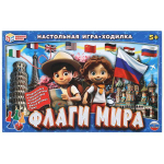 Игра-ходилка "Флаги мира" в коробка 4660254415553 (Умные игры)