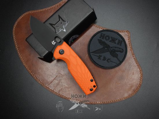 Складной нож FOX knives 604 OR CoreVox c клинком из стали Böhler N690, рукоять FRN