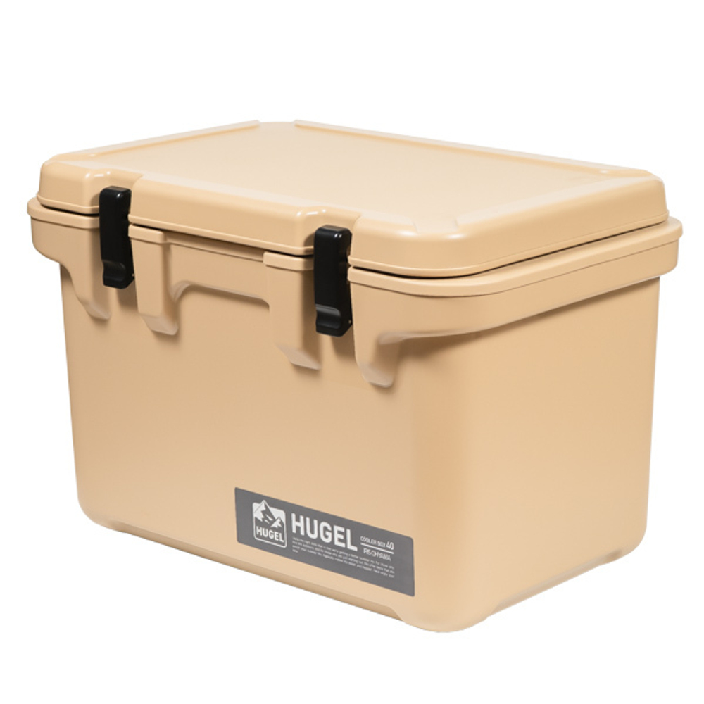 HUGEL Термобокс VACUUM COOLER BOX TC-40 Бежевый, 40 литров /1