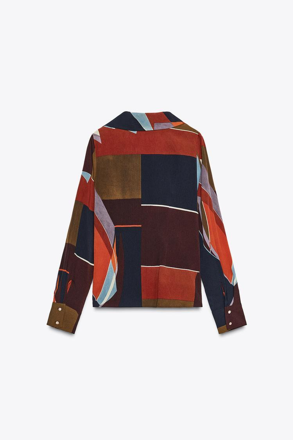 ZARA РУБАШКА С ПРИНТОМ, РАЗНОЦВЕТНЫЙ