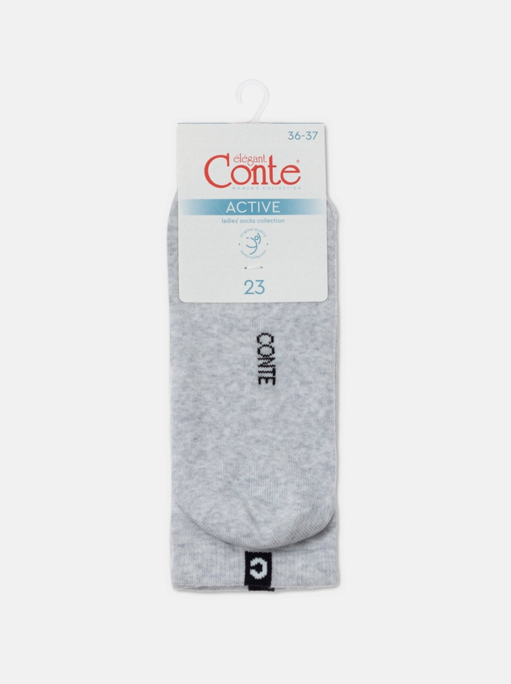 CONTE ELEGANT ACTIVE Носки женские хлопковые (короткие, махр. стопа)