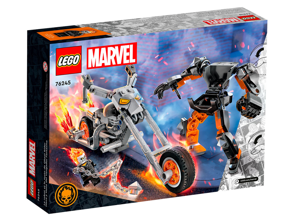 LEGO Super Heroes 76245 «Робот и мотоцикл Призрачного Гонщика» — супергерой Marvel