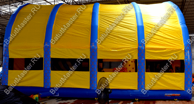 Надувной батут "Морской бриз с крышей"