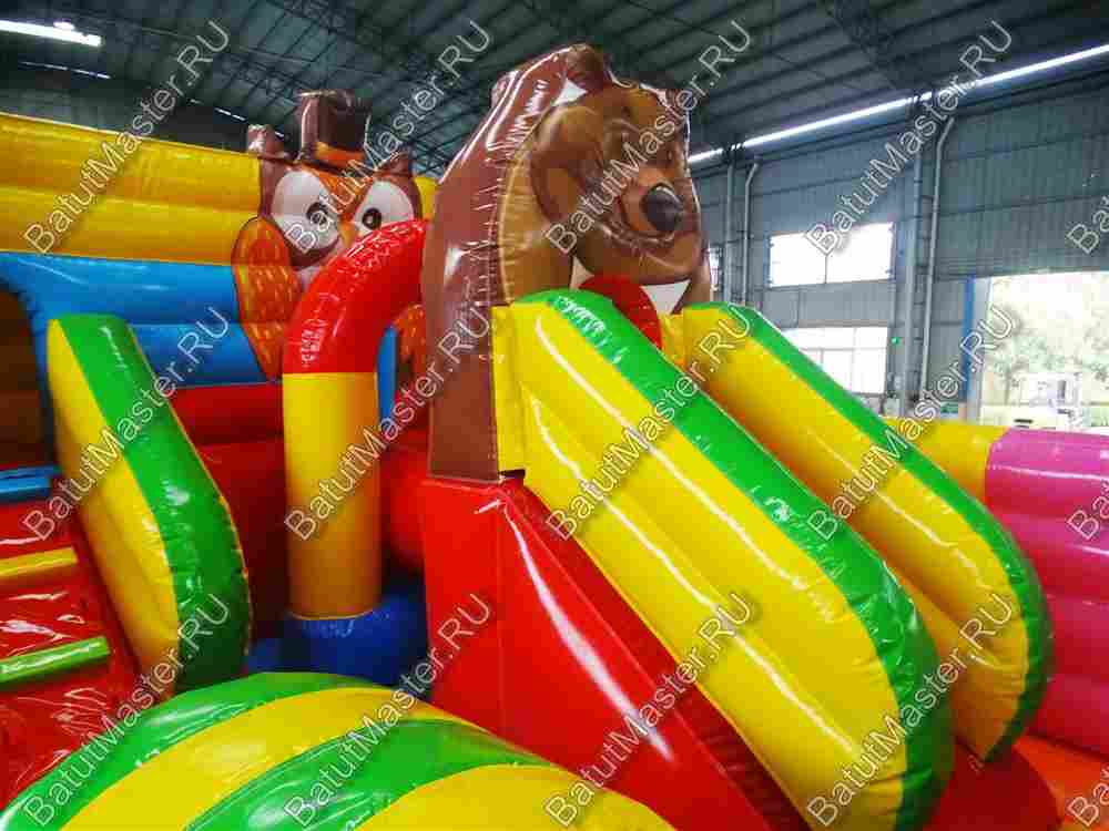 Надувной батут "В гостях у совы", 6,5*4,8*3,4 м