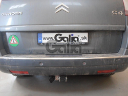 Фаркоп оцинкованный Galia C051A для Citroen C4 Picasso 2006-2013, Citroen C4 Grand Picasso 2006-2013, Peugeot 5008 2009-2017(паспорт и сертификат в комплекте)(без электрики)