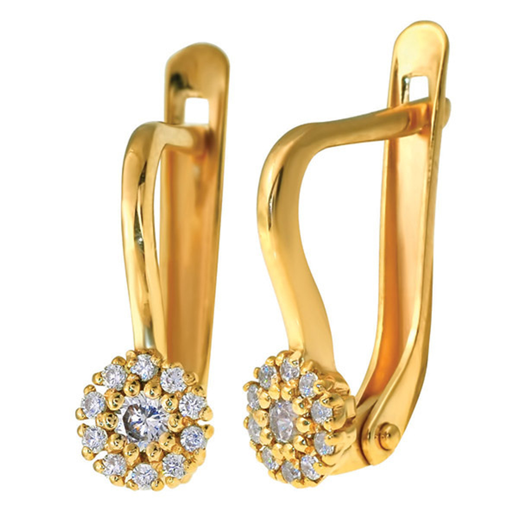 Серьги из золота 585 пробы
