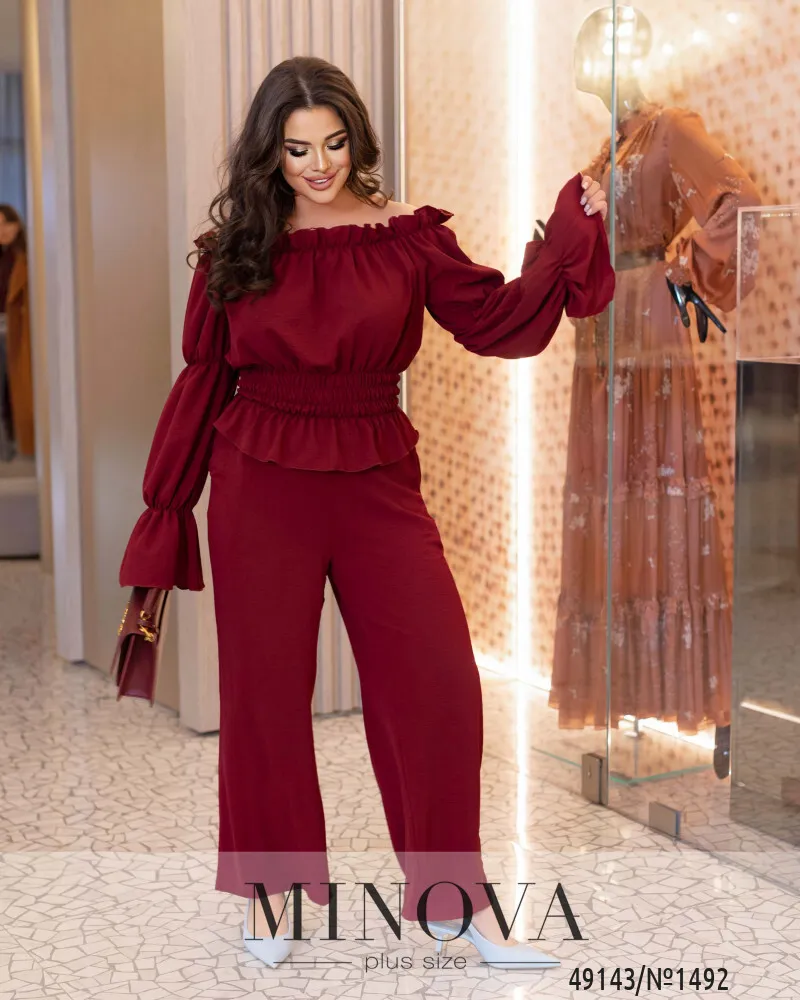 Костюм 1492-бордо Minova