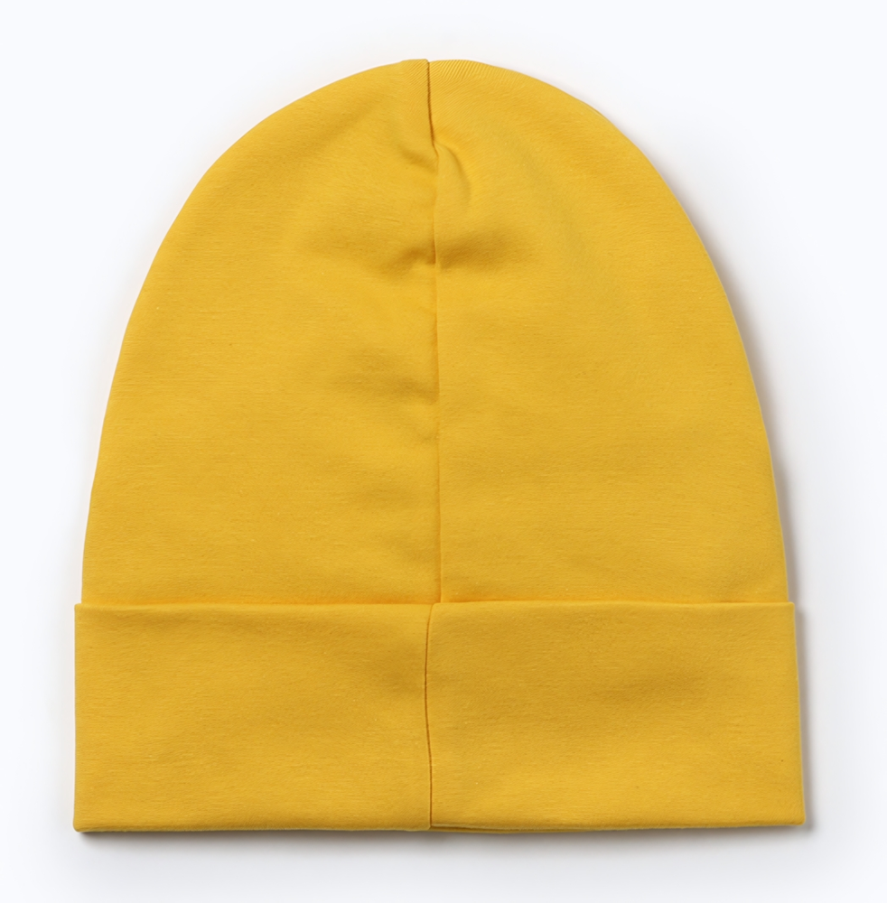 Шапка детская с подворотом, цвет горчица, р. 54/ 10322082 HOH LOON