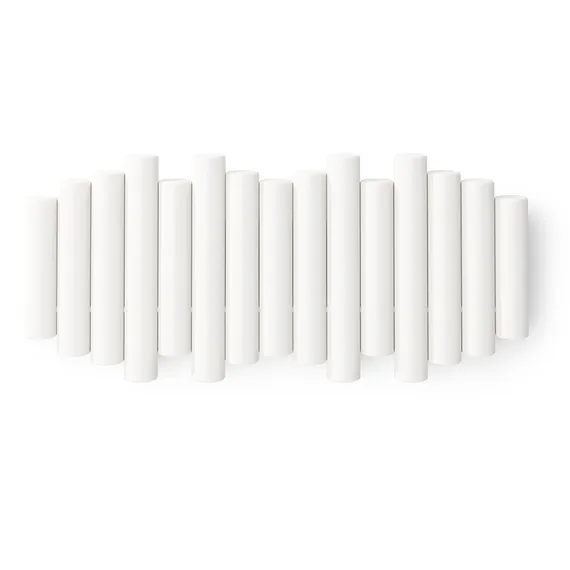 Вешалка настенная picket, 5 крючков, белая