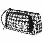Пенал-косметичка BRAUBERG с ручкой 1 откидная планка полиэстер 22x10х8 см "Houndstooth" (2 штуки в упаковке)