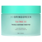 Bringgreen, Tea Tree Cica, успокаивающий тонизирующий диск для проблем, 150 г (5,29 унции)