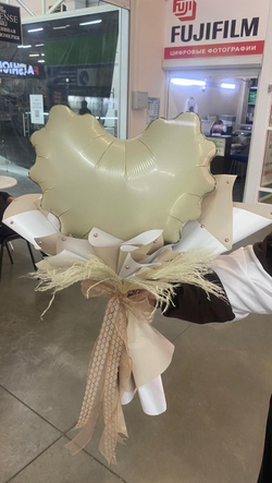 Букет сердце с рюшами