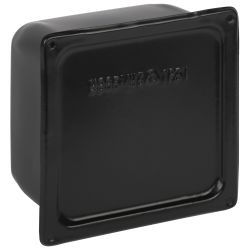 Коробка протяжная ЭРА Y-995-150-150-100-31 металлическая У-995 без уплотнителя 150х150х100мм черная IP31 | Коробки протяжные металлические