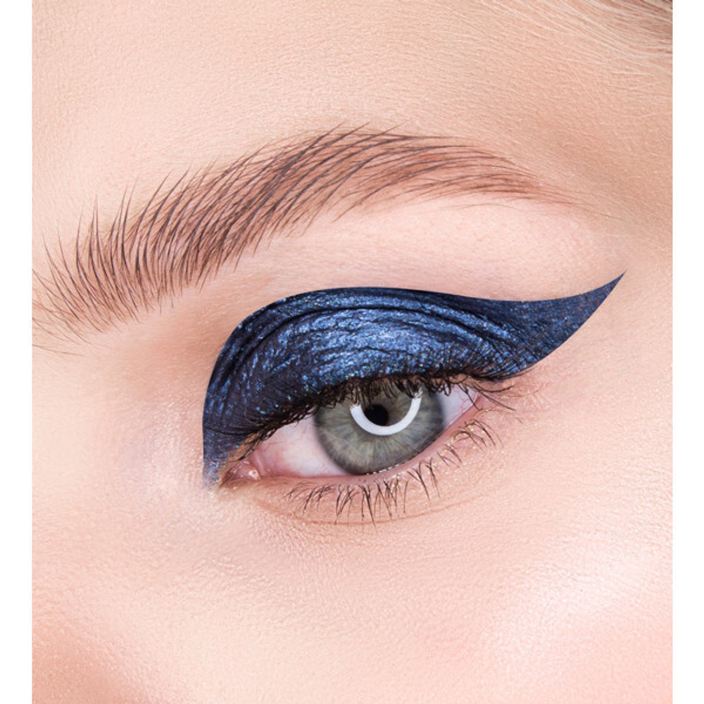 LuxVisage ПОДВОДКА для глаз цветная Metal Hype 03 Sapphire Blue 4 мл