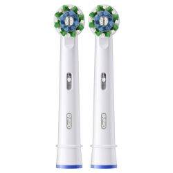 Насадки для зубной щетки ORAL-B EB50RX PRO CrossAction 2 шт с Х-образными щетинками
