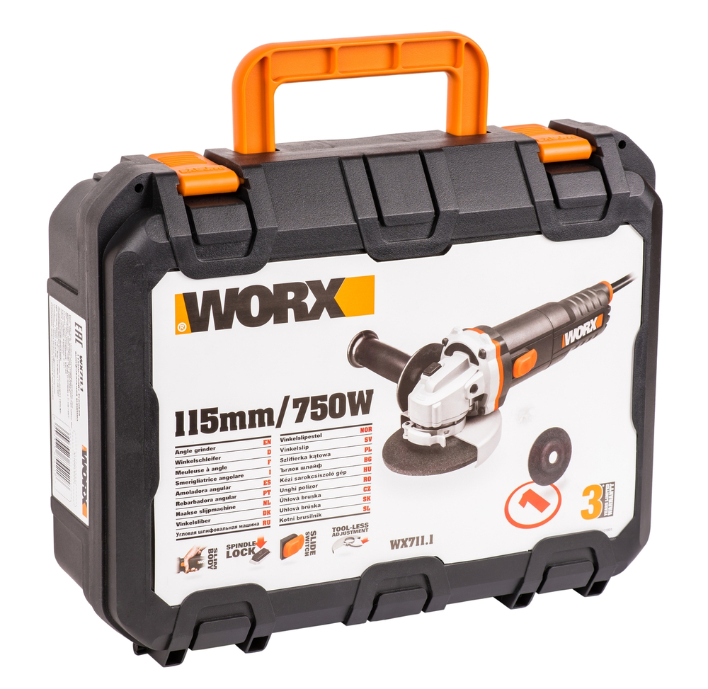 Угловая шлифовальная машина WORX WX711.1