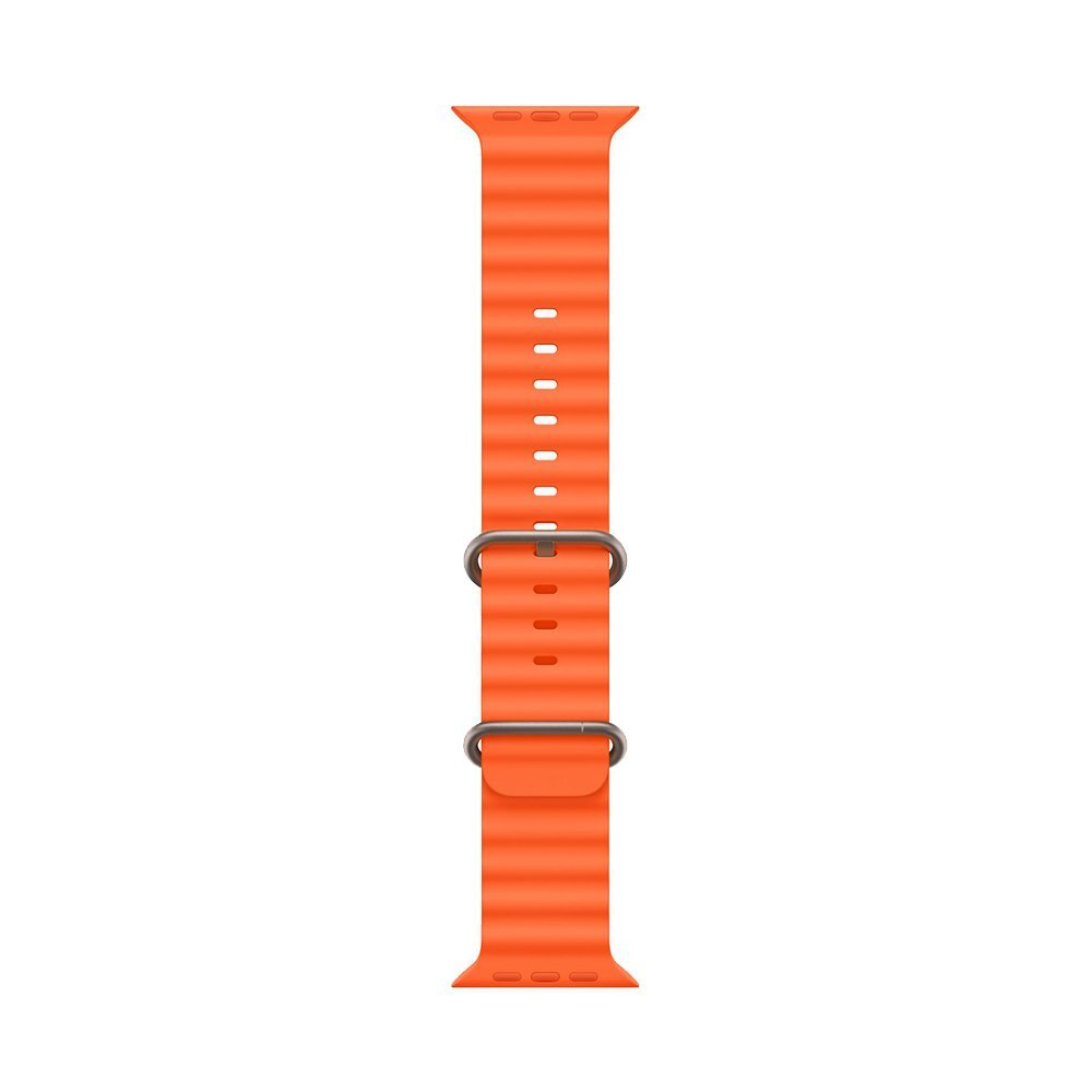Apple Watch Ultra 2 49 mm Titanium Case Orange Ocean Band (One Size)