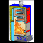 Котел длительного горения "СТАРТ-30-Long-MAX" (правый)