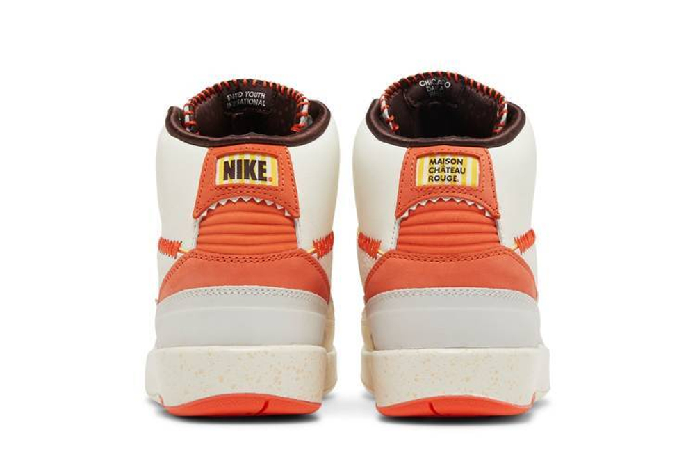 Кроссовки Maison Chteau Rouge X Jordan Air Jordan 2 Retro Sp "Orange And Sail"
