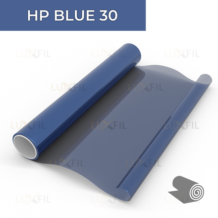 Пленка тонировочная HP BLUE 30 LUXFIL, рулон (размер 1,524x30м.)