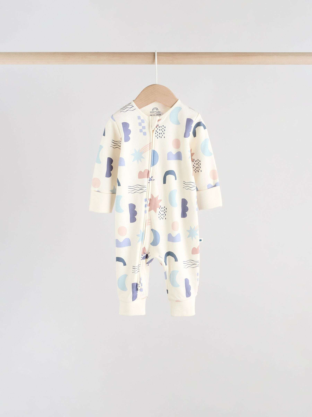 Комбинезон / Слип для малышей Next AW3-046, 4 шт., Синий, Молочный