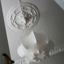 Люстра из перетянутого шелка 🤍