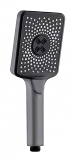 3022-3 Лейка для душа, графит 10*26.5см (3-функций, кнопка) HANSEN (50/1шт)