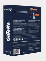 Набор Gillette FUSION Бритва с одной кассетой и Пена для бритья Успокаивающая 200 мл