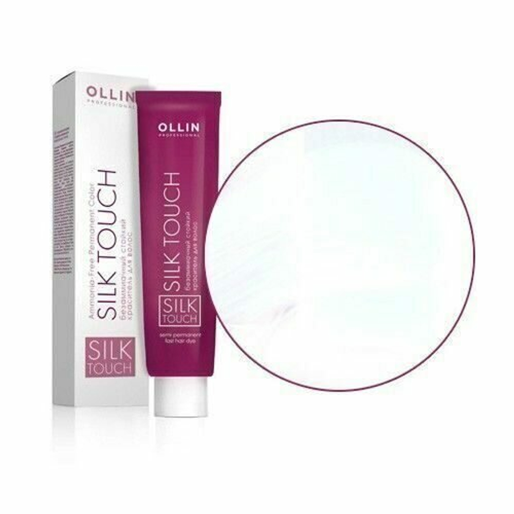 OLLIN SILK TOUCH 0/00 корректор нейтральный 60мл Безаммиачный стойкий краситель для волос