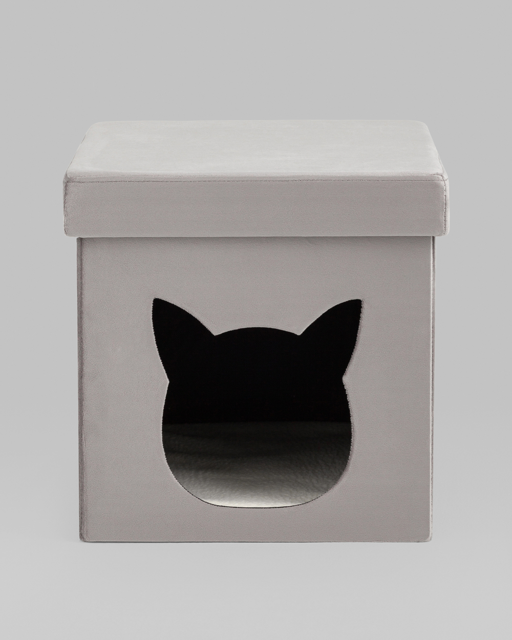 Пуф складной с ящиком Store Pet серый