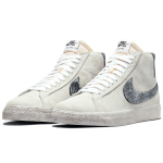 Кроссовки Nike Blazer Mid  ZoomPremium SB Faded Pack - Grey Fog Black