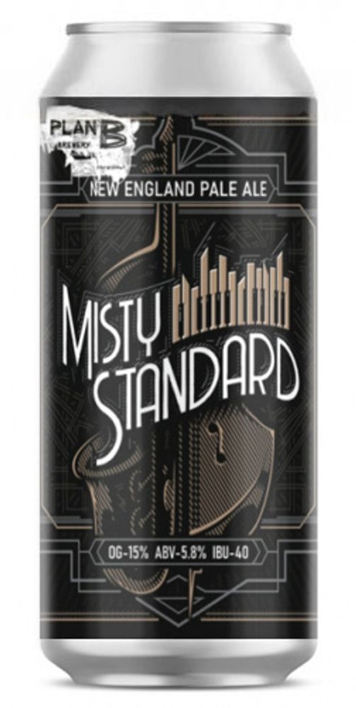 Пиво План Б Мисти Стандарт / Plan B Misty Standard 0.5 - банка