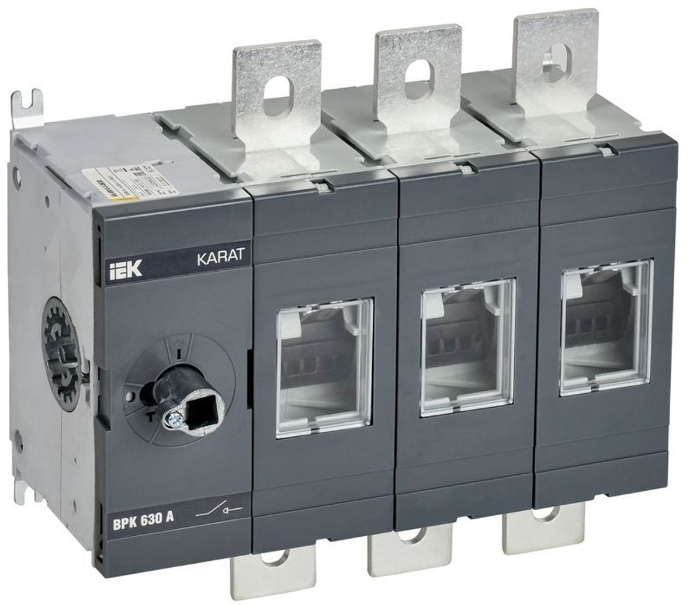 Выключатель-разъединитель ВРК 3п 630А без рукоятки KARAT IEK KA-VR10-3-0630