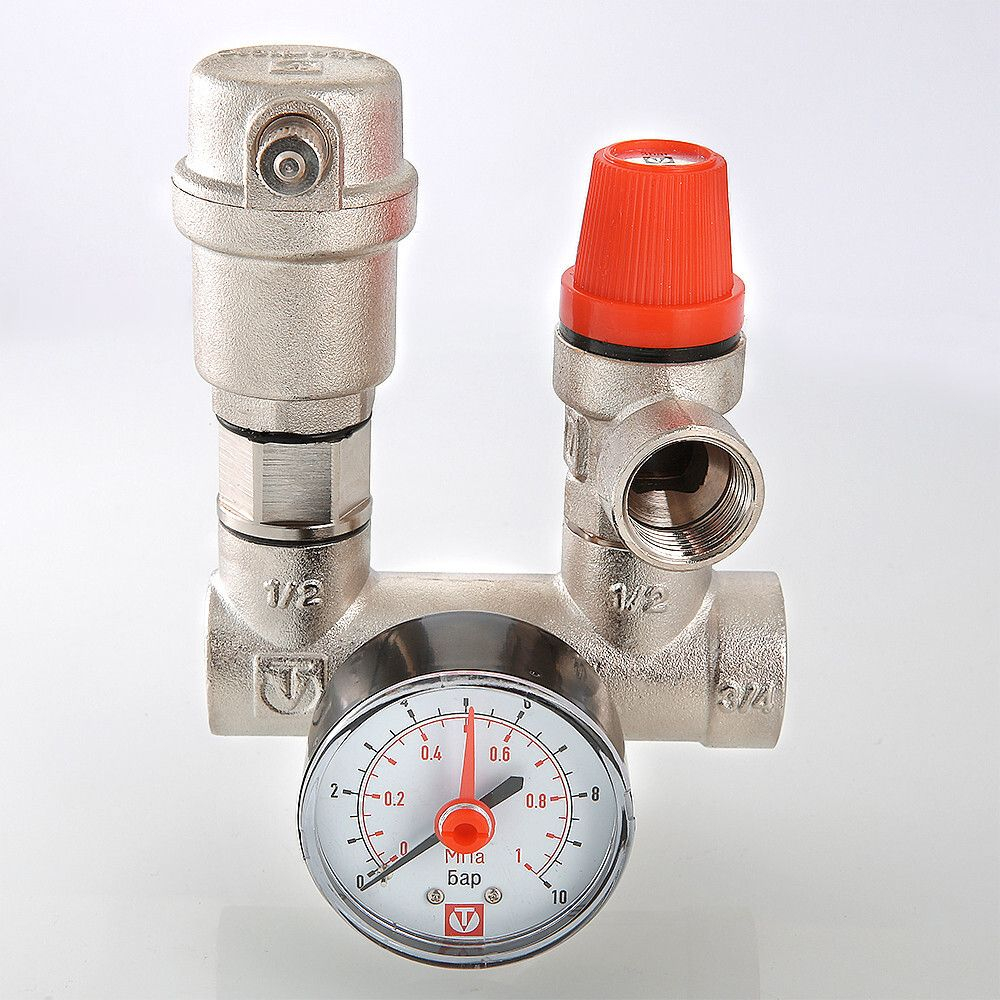Группа безопасности VALTEC VT.460 для котла 3 бар