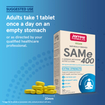 Jarrow Formulas, SAMe 400, 400 мг, 30 таблеток