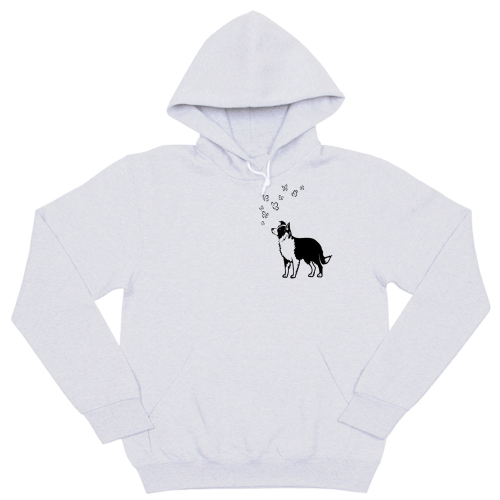 Толстовка "Колли с бабочками"