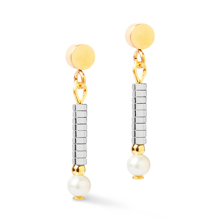 Серьги Coeur de Lion Silver-Gold 1138/21-1716