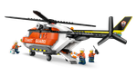 Конструктор Лего Сити Вертолёт береговой охраны 60503 | LEGO City Coast Guard Helicopter | спасательный 551 деталей 7+