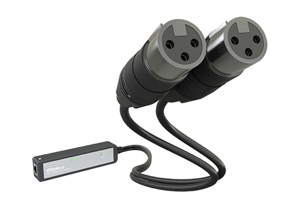 CVGAUDIO EASYCONN 2A-D Конвертер двух каналов аналогового сигнала аудио на разъемах 2xXLR(f) в цифровую сеть DANTE.
