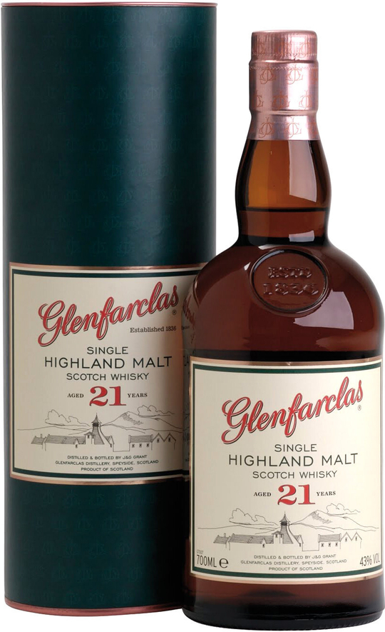 Виски Glenfarclas 21 years, 0,7 л