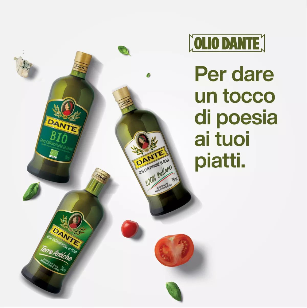Оливковое масло DANTE il Mediterraneo Extra Virgin 750 мл Италия