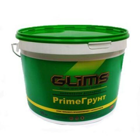 Грунтовка Glims PRIMEГРУНТ глубокого проникновения с антисептиком 10 кг
