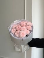 Букет из хризантемы в розовом оттенке